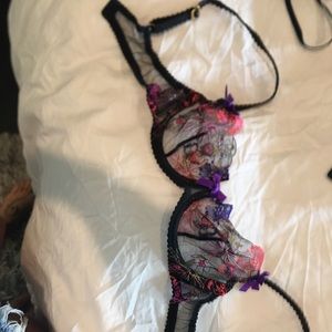 NWOT agent provocateur sheer lace Demi bra